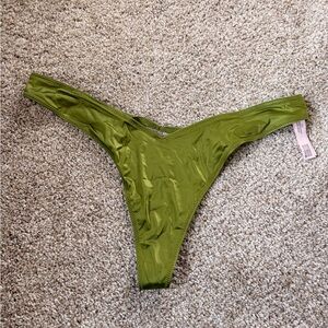 Olive Green Women's Thong